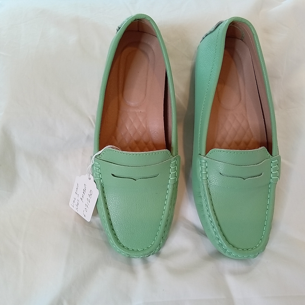 Amazon lime green flat shoes